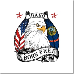 USA Idaho Eagle - Born Free Posters and Art